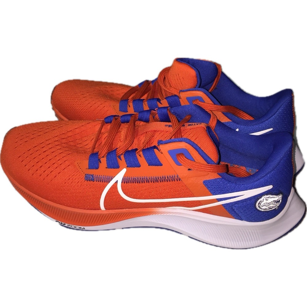 Men's Size 9 Nike Air Zoom Pegasus 38 Blue Florida Gators Shoes DJ0826-800